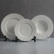 Wholesale Crockery Items Dinner Sets for Restaurant White Ceramic Plate Set Dinnerware Nordic Plates and Bowls Tableware Set