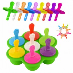 BPA Free Silicone Popsicle Molds Multi-Functional Storage Container for Homemade Food Kids Ice Cream DIY Pop Molds Cube Maker