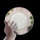 Luxury Gold Rim Reindeer Christmas Plates Bone China Ceramic Xmas Festive Season Dinner Plate Set with Deer Design