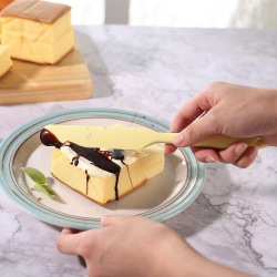 6-Piece Heat Resistant Non-Stick Kitchen Pastry Baking Tools New Model Cake Tool Cream Spatula Color Pellet Silicone Scraper Set