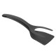 Non-stick Nylon Kitchen Food Clip Multi Functional  2 in 1 Nylon Egg Turner Pancake Bread Clamp Shovel Tongs