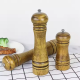 High Quality Herb & Spice Tools 5/8/10inch Manual Adjustable Wooden Pepper Grinder and Salt Shaker