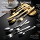 Wholesale Hotel Restaurant Cutlery Set Stainless Steel Flatware Sets for Wedding Metal Fork Spoon Knife Silverware Set