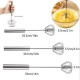 Semi Automatic 3pcs Stainless Steel Hand Push Rotary Egg Whisk Mixer Stirrer for Blending