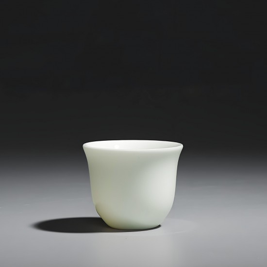 Fine Bone China Arabic Coffee Cup White Chinese Kung Fu Tea Cups Small Ceramic Espresso Cup Customizable Logo