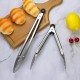 Wholesale Premium High Heat-resistant Stainless Steel Tips Food Tong 9 and 12 Inch Silicone Handel Cooking Tongs