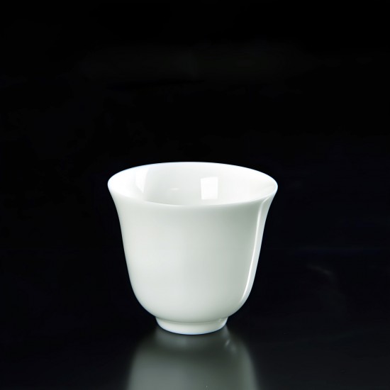 Fine Bone China Arabic Coffee Cup White Chinese Kung Fu Tea Cups Small Ceramic Espresso Cup Customizable Logo