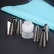 Recycle Icing Piping Bags and Tips Set with 6 Stainless Steel  Nozzles Cake Decorating Cupcake Pastry Tips Essential Cake Tools