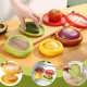 Creative Fruit and Vegetable Silicone Fridge Fresh-Keep Containers Flexible Visibility Fruit & Vegetable Saver Box for Lemon