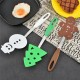 Christmas Gift Nylon Cooking Utensil Set of 3 Piece Cute Snowman Tree Gingerman Shape Non Stick Kitchen Pancake Spatula Turner