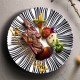 Wholesale Nordic Restaurant Plates and Cutlery Unique Black and White Dinner Dishes Plate Hotel Ceramic Suppliers