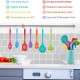 Wholesale Eco Friendly Food Grade 12 Piece Colorful Silicone Kitchen Cooking Tools Utensils Sets with Holder