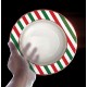 Wholesale Christmas Eve Green Charger Plates Bone China Xmas Serving Dishes Christmas Cookie Plate and Cup with Deer Design