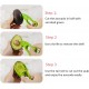 Easy Use Vegetable Cutting Kitchen Gadgets 2 In-1 Multi-Purpose Plastic Avocado Slicer Fruit Cutter Separator Pitting Knife