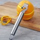 Stainless Steel Lemon Grater Five sharp Pores Handheld Lemon Zester Grater and Citrus Peeler