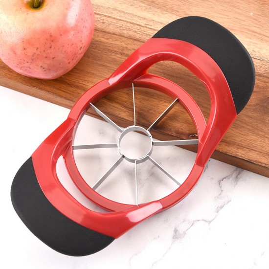 Extra Sharp 8 Blades Manual Stainless Steel Apple Cutter Easy Grip Handle Lightweight Fruti Corer High Quality Metal Material