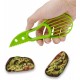 Easy Use Vegetable Cutting Kitchen Gadgets 2 In-1 Multi-Purpose Plastic Avocado Slicer Fruit Cutter Separator Pitting Knife