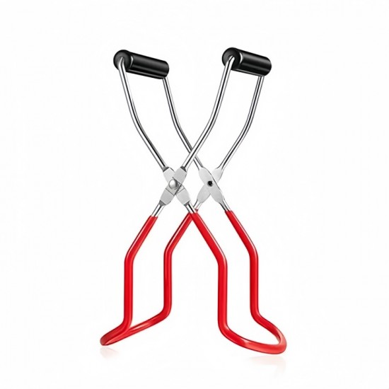 Home Premium One Handed Can Opener and Canning Tongs Metal Jar Lifter Kit for Canning