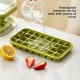 One-Click Household Storage Ice Cube Maker Plastic Ice Tray and Box for Refrigerator Ice Cream Tool