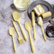 6-Piece Heat Resistant Non-Stick Kitchen Pastry Baking Tools New Model Cake Tool Cream Spatula Color Pellet Silicone Scraper Set