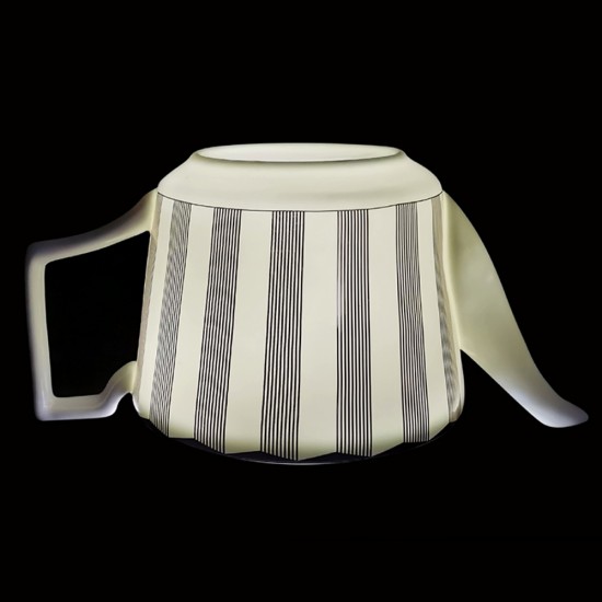 Luxury Gold and Black Rim Charger Plates  Bone China Nordic Style Geometric Stripe Dinner Plates in Wedding