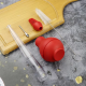 Professional Kitchen Accessories Silicone Head Plastic Turkey Baster BBQ Marinade Syringe Injector with Cleaning Brush