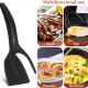 Kitchen Use Egg Flipper Steak Turner Nylon 2 in 1 Grip and Flip Spatula Tongs