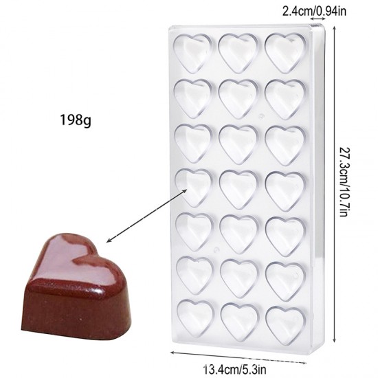 Multi-shaped Personalized Polystyrene PS Chocolate Molds Chocolate Cake Ice Making Molds Easy Demoulding Candy Mold