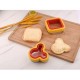 Stainless Steel Heart-shaped Sandwich Mold 2 in 1 Press-type DIY Baking Sandwich Cookies Cutter and Sealer