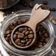 Eco-Friendly Walnut Wood Espresso Coffee Bean Spoon Accessory for Measuring and Dosing Tea Sugar Coffee