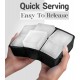 6-Cavity DIY Freezing Silicone Ice Cube Mold Food Grade Reusable Large Square Ice Cube Tray with Lid for Whiskey Beer Ice Cream