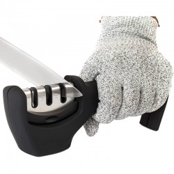 High Quality Kitchen Accessories 3-Stage Professional Knife Sharpener for Helps Repair Restore Polish Blades