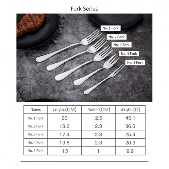 Customizable Design Simple Silverware Set Stainless Steel Knife Fork Spoon Cutlery Kit Laser Engraving Logo Flatware for Hotel