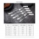 Customizable Design Simple Silverware Set Stainless Steel Knife Fork Spoon Cutlery Kit Laser Engraving Logo Flatware for Hotel
