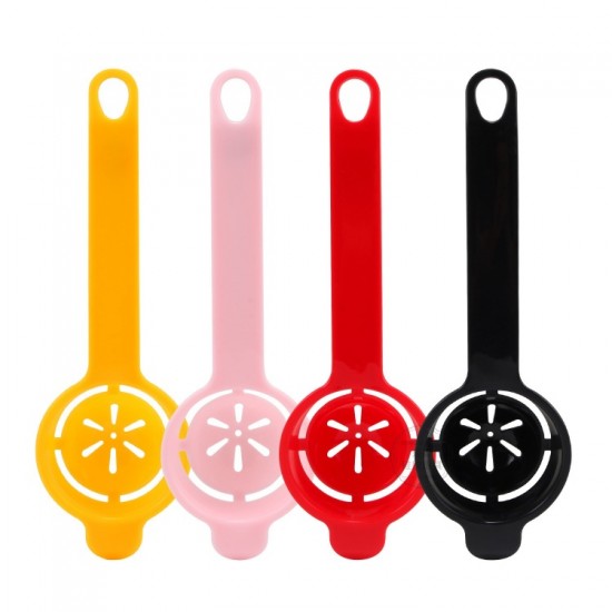 Eco-Friendly Food Grade Plastic Egg Yolk Separator PP Long Handle Quick Filter for Baking Kitchen Utensils and Egg Beaters