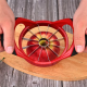 Professional Kitchen Creative Fruit Vegetable Tool 12-Stainless Steel Blade Plastic Apple Slicer with Anti-Slip Handle
