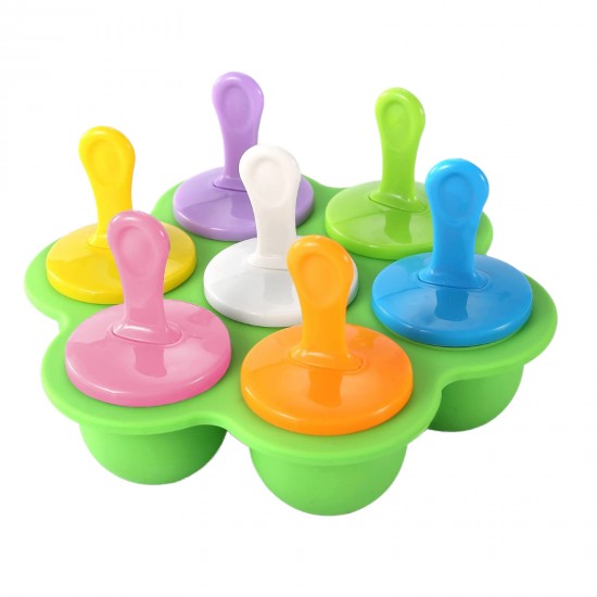 BPA Free Silicone Popsicle Molds Multi-Functional Storage Container for Homemade Food Kids Ice Cream DIY Pop Molds Cube Maker