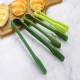 Kitchen Cooking 3-Piece Set of Embedded Food Clips Non-Slip Plastic BBQ Salad Food Tongs Set
