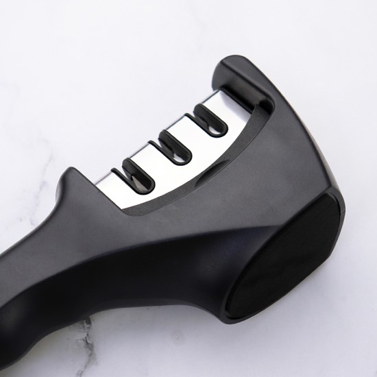 High Quality Kitchen Accessories 3-Stage Professional Knife Sharpener for Helps Repair Restore Polish Blades