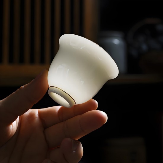 70 ml Saudi Arabic Coffee Cup No Handle Ceramic Bone China Ethiopian Coffee Cups Without Handle Personalized Espresso Cups