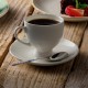 Factory Custom Small Tea Cups for Espresso 42% Bone China Coffee Cup and Saucer Sets for High-end Hotel Cafe